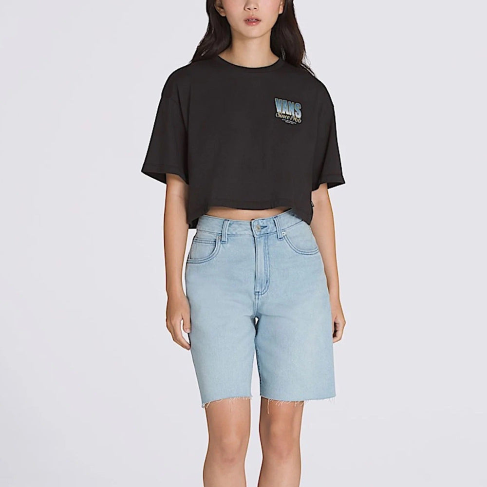 Haut court décontracté à manches courtes Vans Classics pour femme