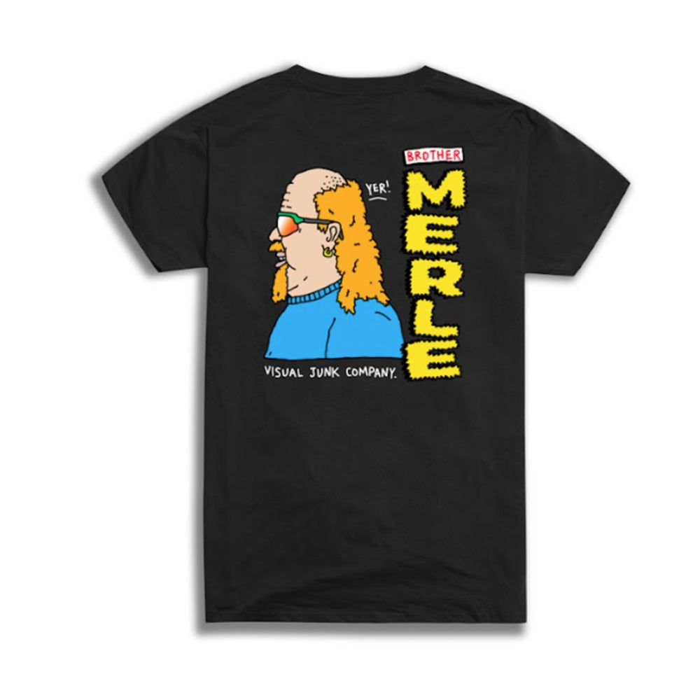 Brother Merle Men's Knit S/S Crew T-Shirt - Mullet Man