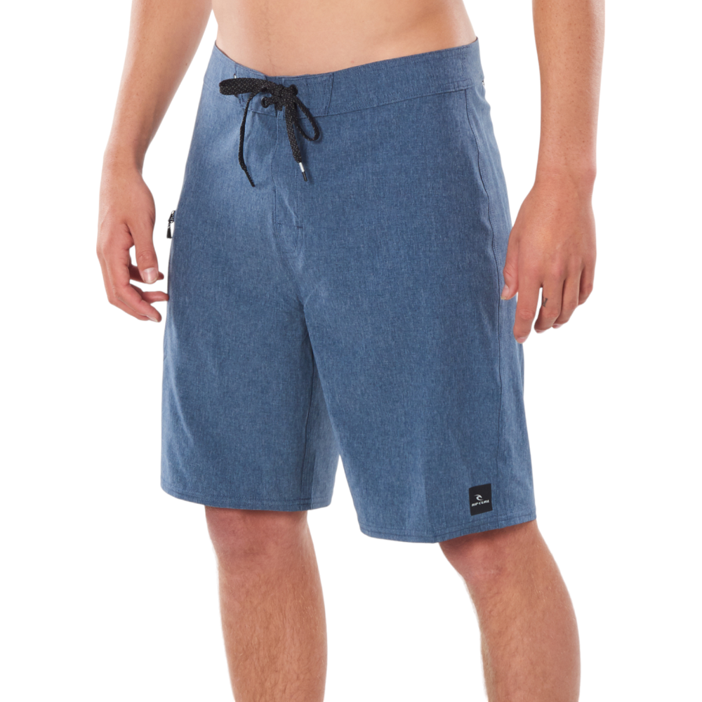 Rip Curl Pantaloncini Da Surf Mirage Core 20" Uomo, Blu, In Poliestere Ed Elastan, Con Tasca Con Cerniera. Modello Comodo E Tecnico.