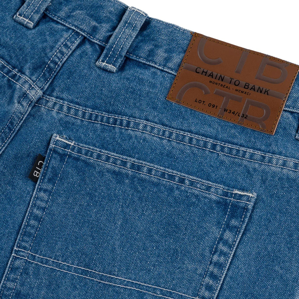 Chain To Bank Billions Baggy Fit Denim Pant