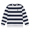 Chain To Bank Strife Stripe Long Sleeve Crew