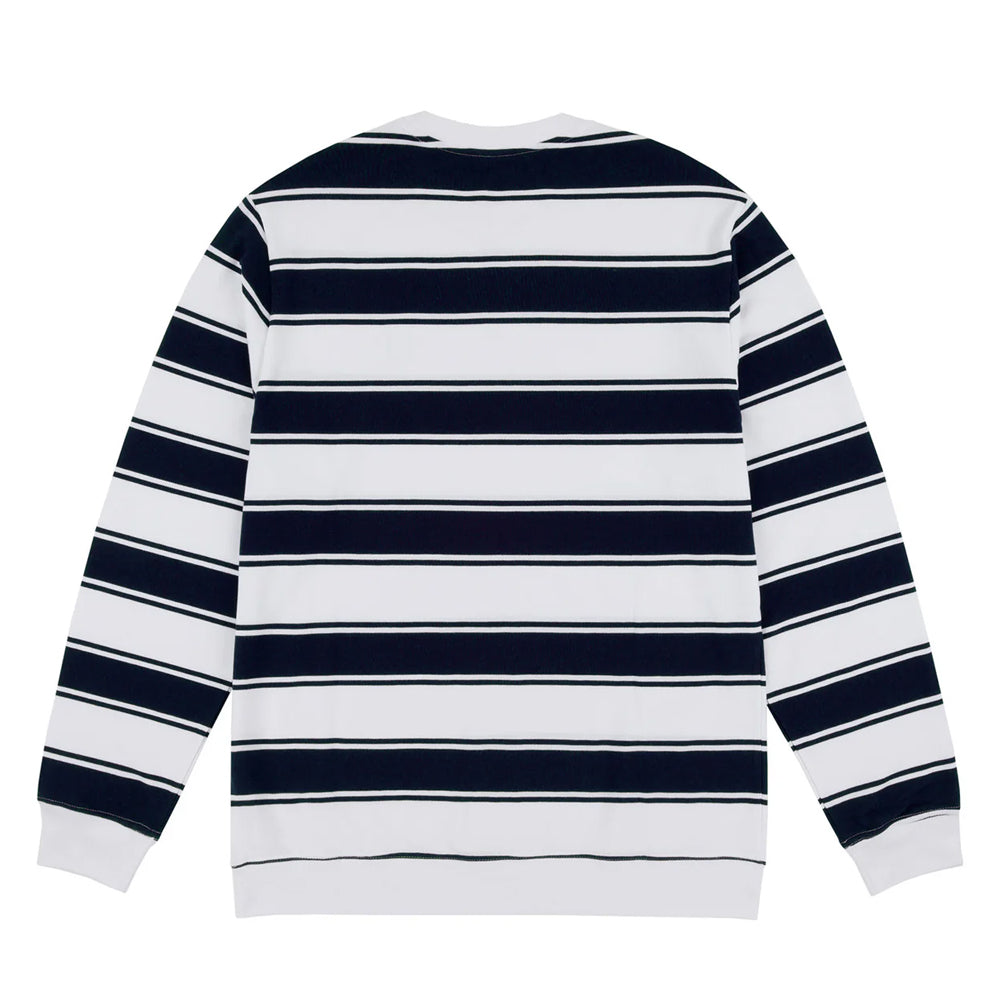 Chain To Bank Strife Stripe Long Sleeve Crew