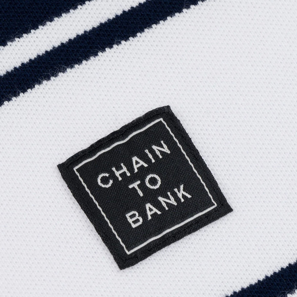 Chain To Bank Strife Stripe Long Sleeve Crew