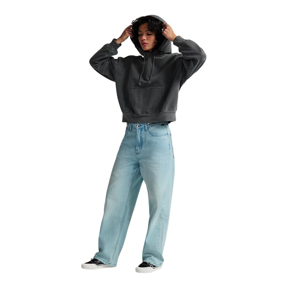 Vans Womens Cinched Check 5 Baggy Jeans