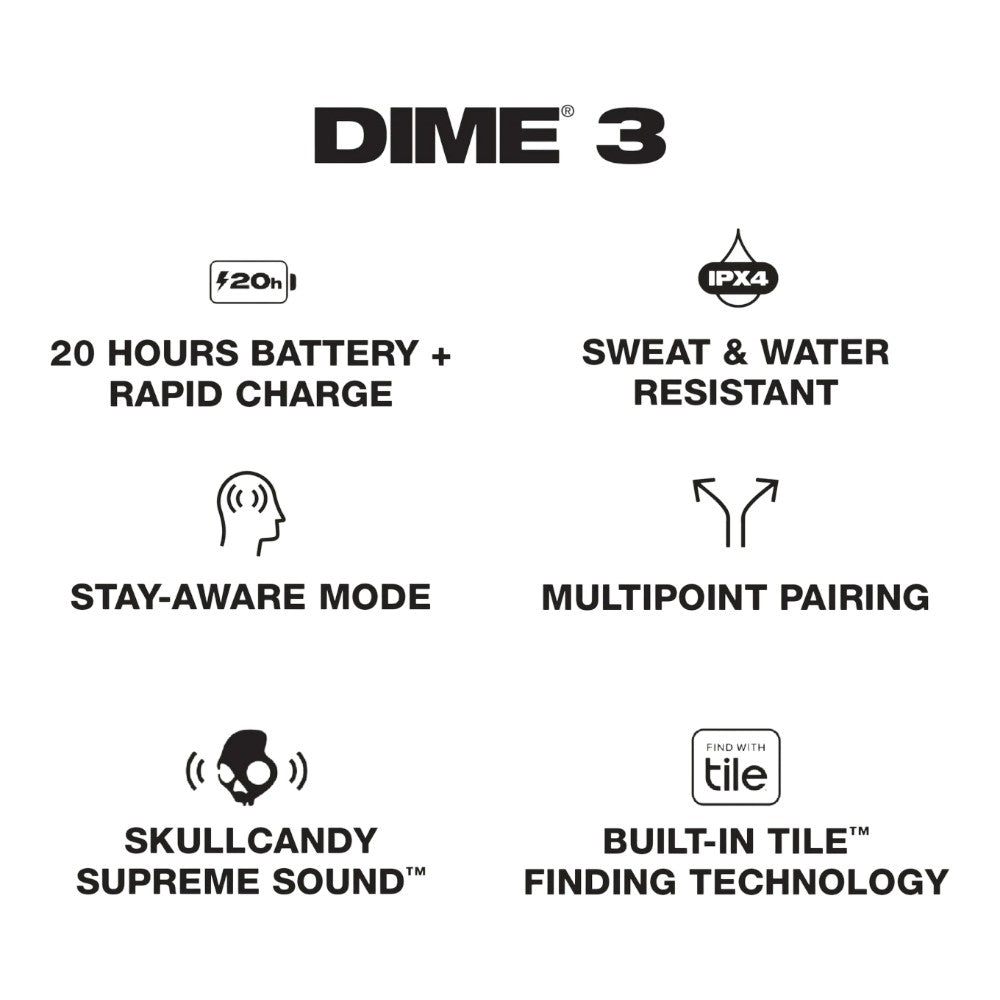 Skullcandy True Wireless Dime 3