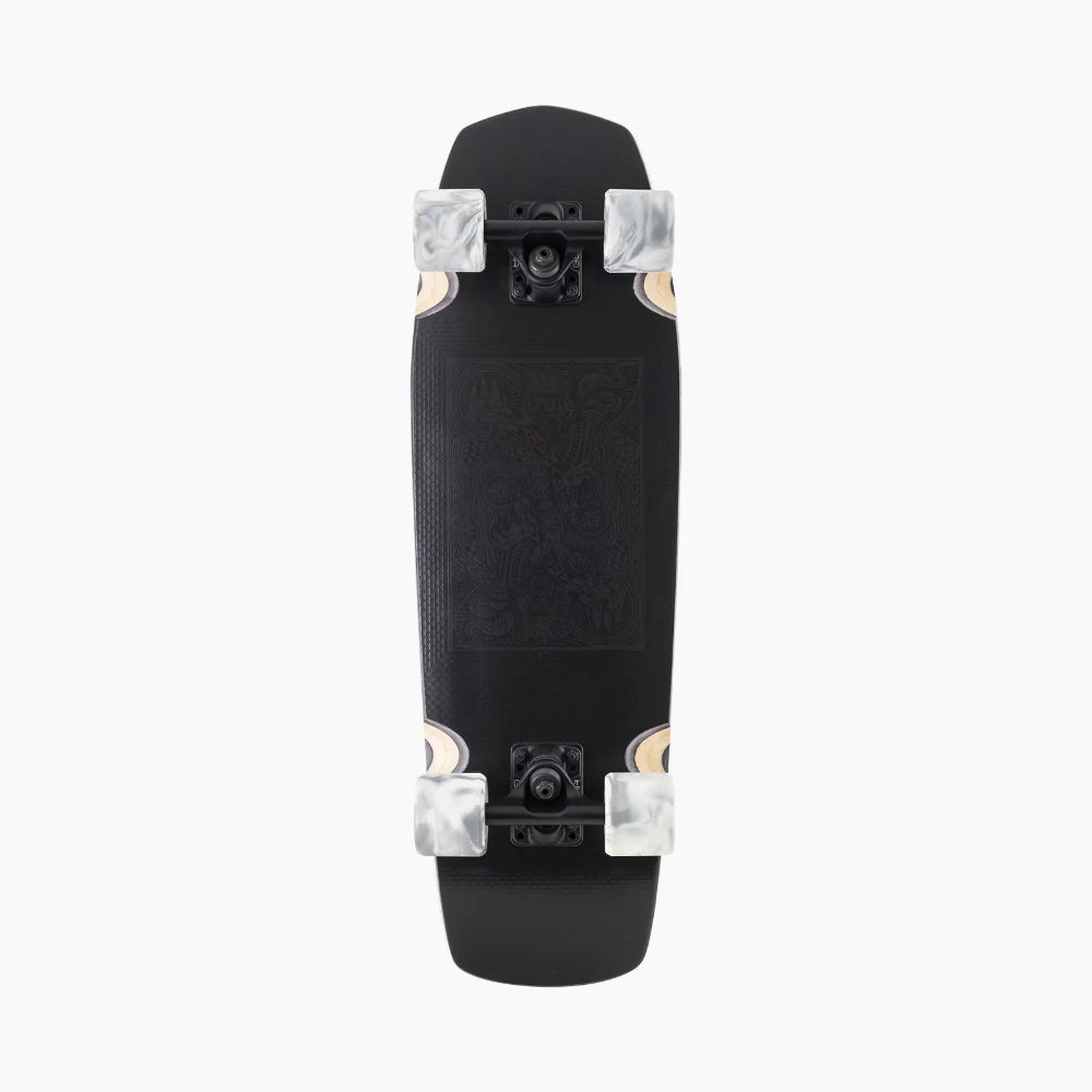 Landyachtz Dinghy Coffin - Stealth Card Complete Skateboard
