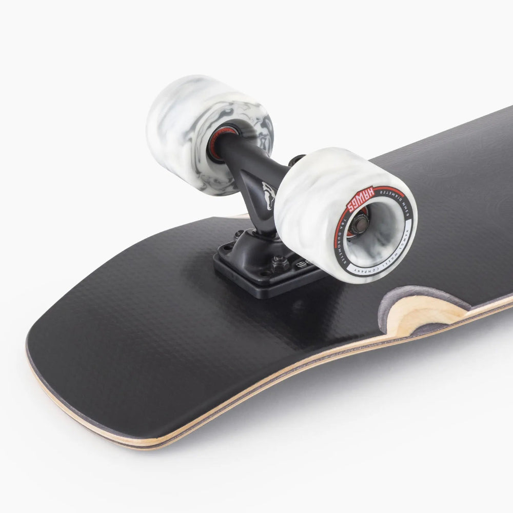 Landyachtz Dinghy Coffin - Stealth Card Complete Skateboard