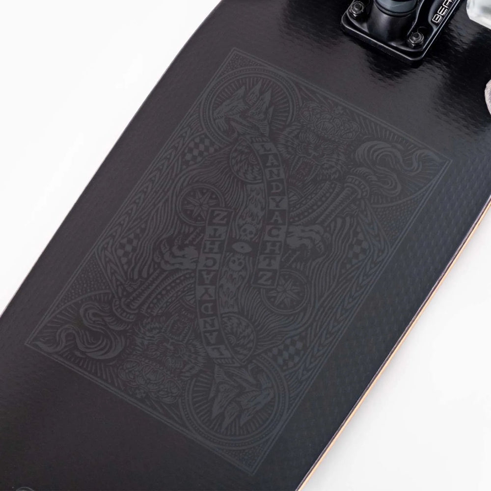 Landyachtz Dinghy Coffin - Stealth Card Complete Skateboard