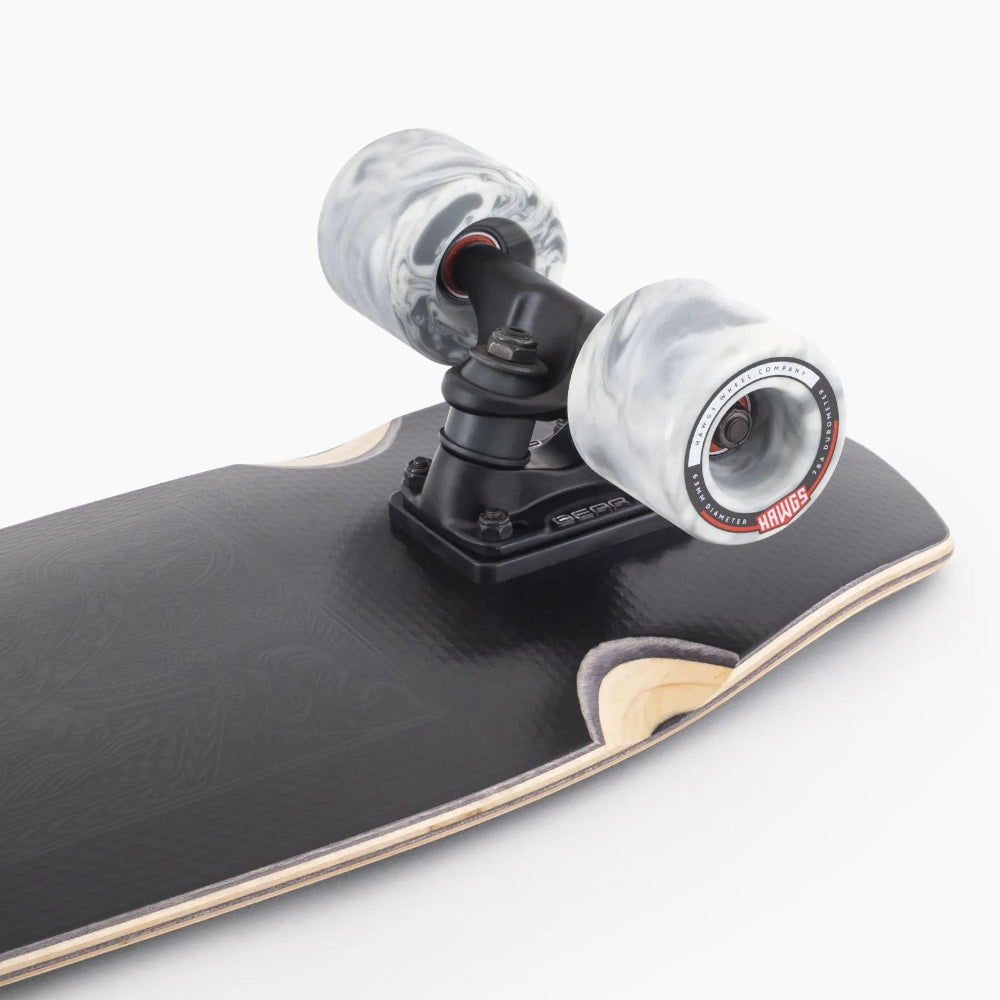 Landyachtz Dinghy Coffin - Stealth Card Complete Skateboard