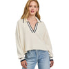 Pull Tristan couleur fauve doux
