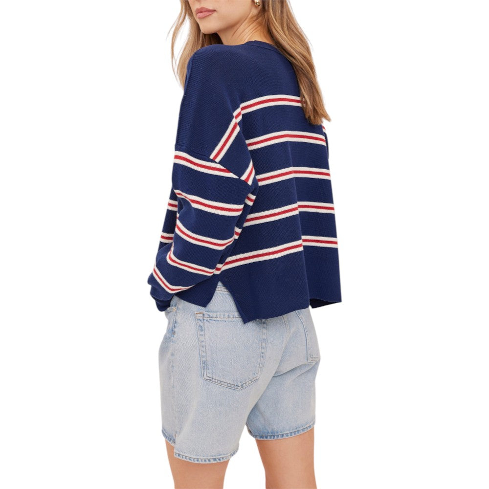 Gentle Fawn Echo Stripe Sweater
