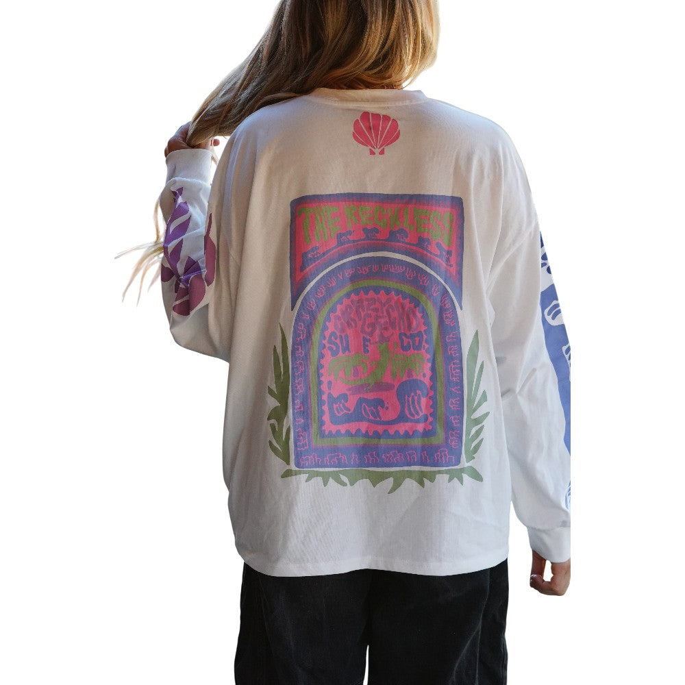 Remarquez le t-shirt à manches longues Reckless Gecko Surf Co.