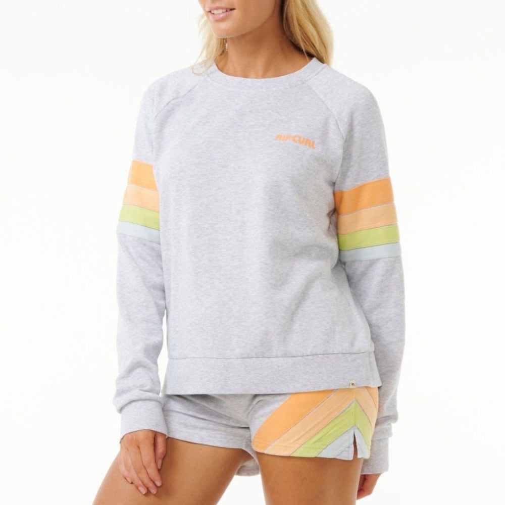 Rip Curl Womens High Tide Surf Raglan Crew