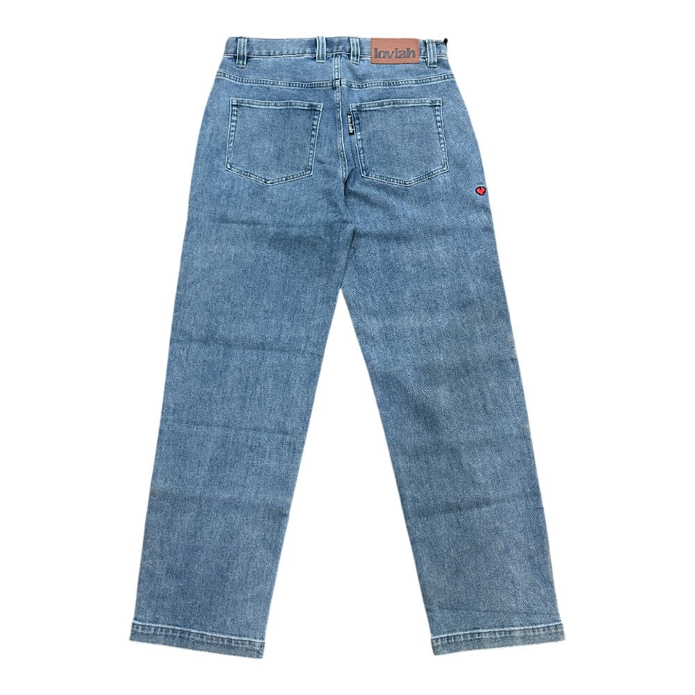 Pantalon en jean ample à 5 poches Loviah Og