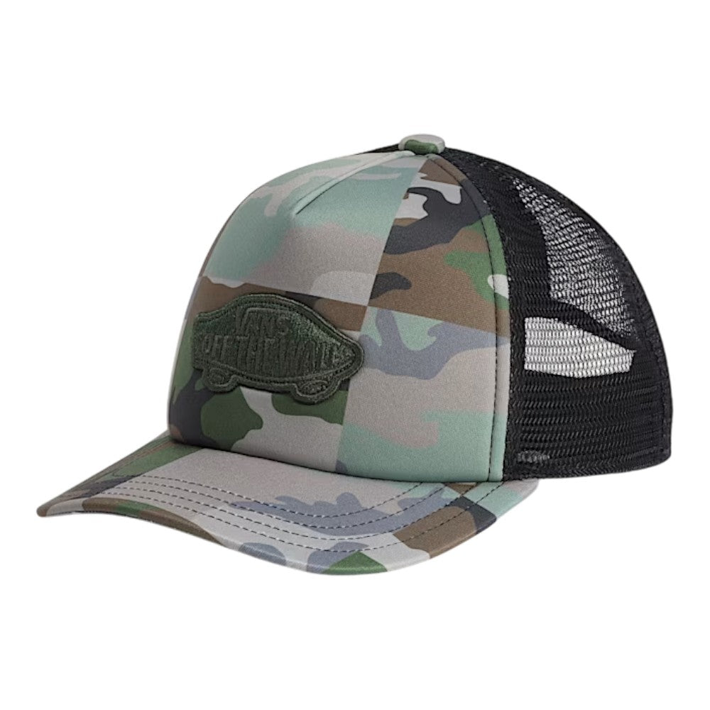 Casquette trucker Vans pour homme à visière incurvée Classic Patch