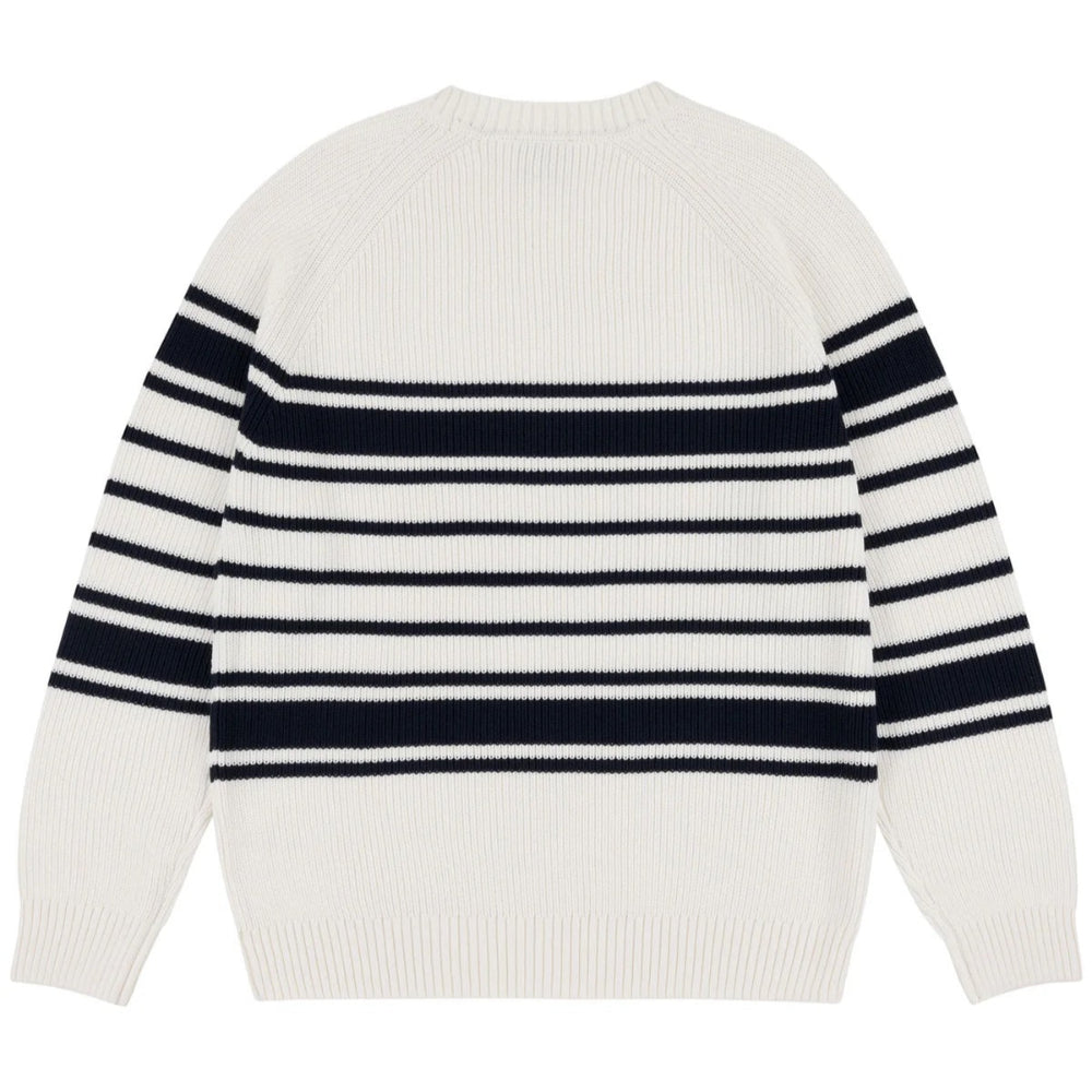 Chain To Bank Lined Up Knit Sweater