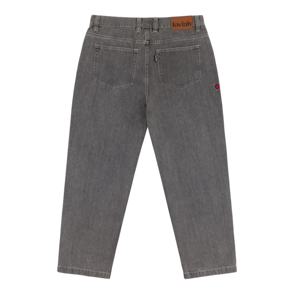 Pantalon en jean baggy 5 poches Loviah 1990