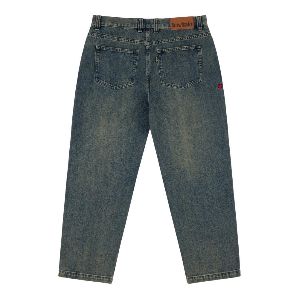 Pantalon en jean ample à 5 poches Lviah Og