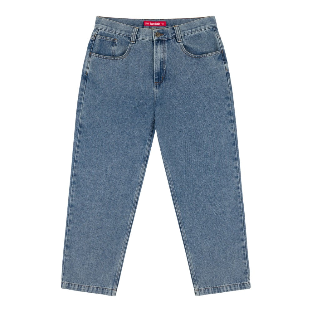 Pantalon en jean Loviah Og baggy délavé à l'acide, 5 poches
