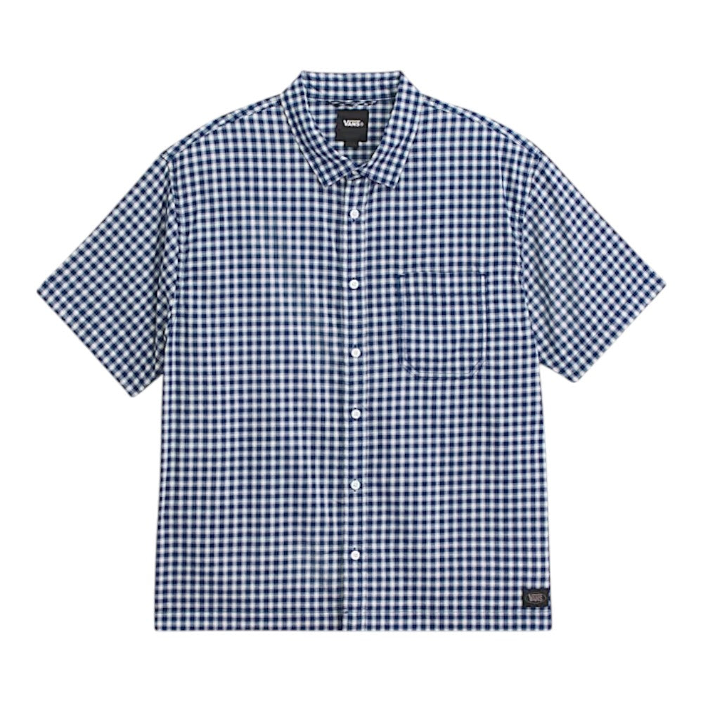 Vans Larkspur Mini Plaid SS Shirt Deep Indigo
