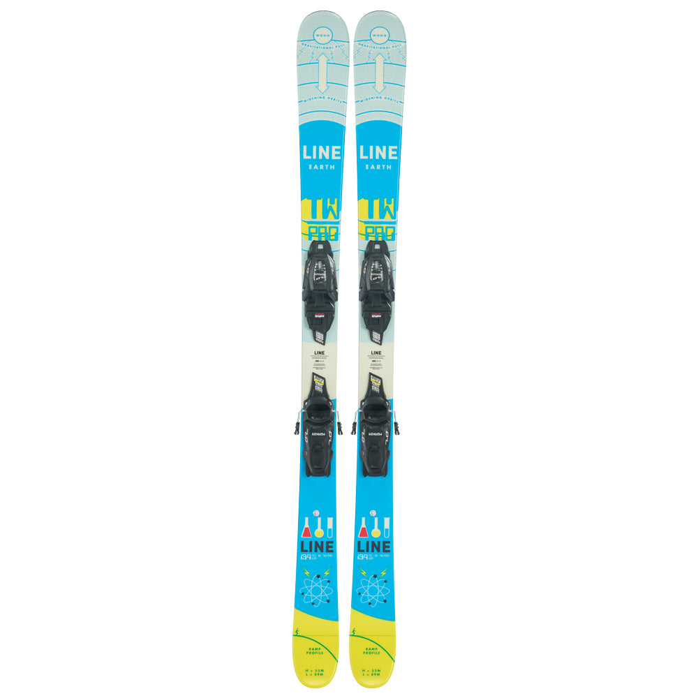 Line Skis Wallisch Shorty Skis + FTD 4.5 Bindings - Kids' 2024