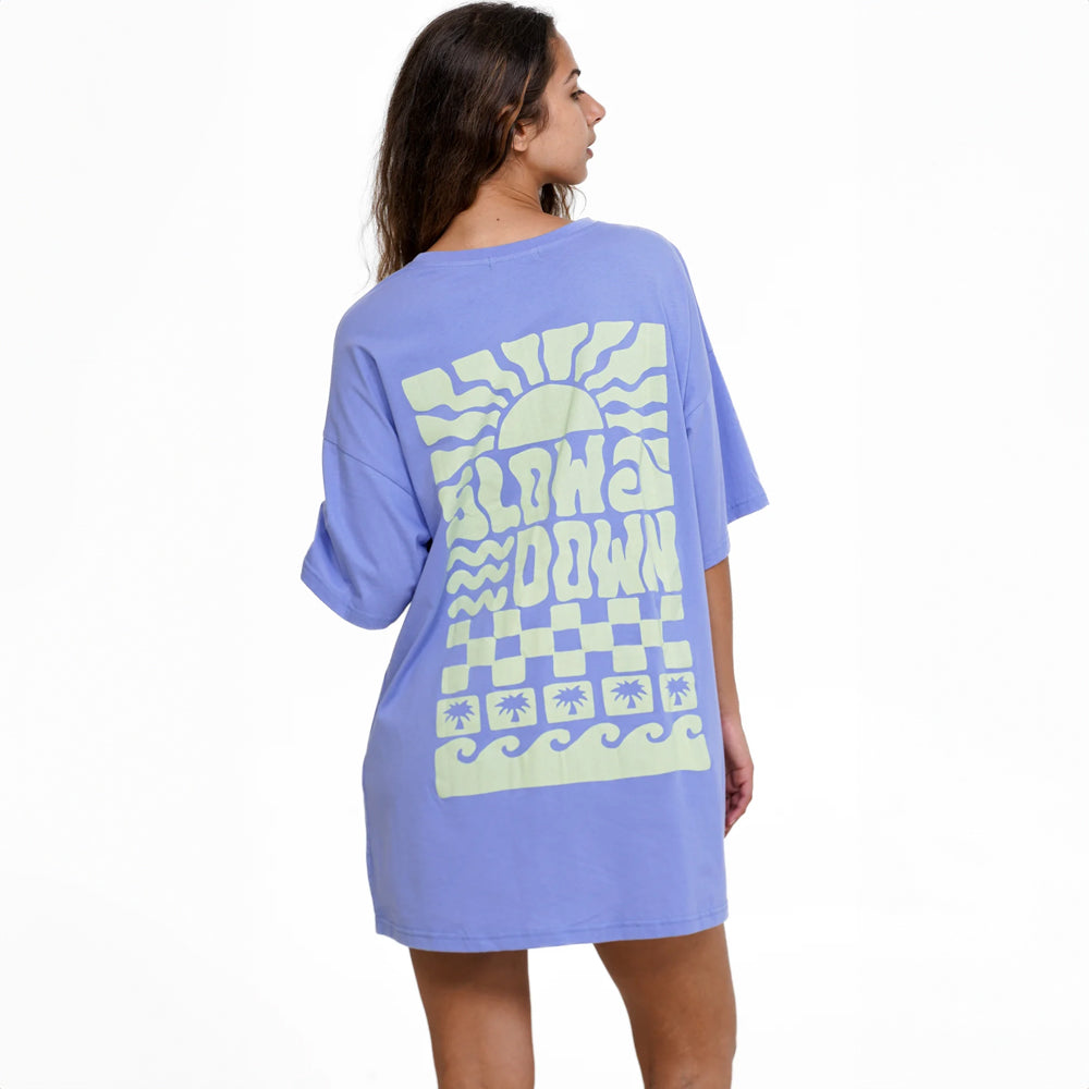 Notice The Reckless Slow Down Tee Dress