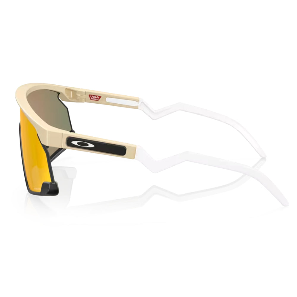 Oakley BXTR Sunglasses Matte Desert Tan with Prizm Ruby