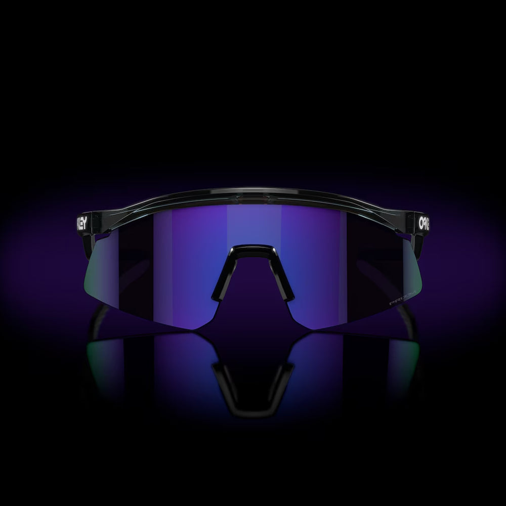 Oakley Hydra Sunglasses Crystal Black with Prizm Violet
