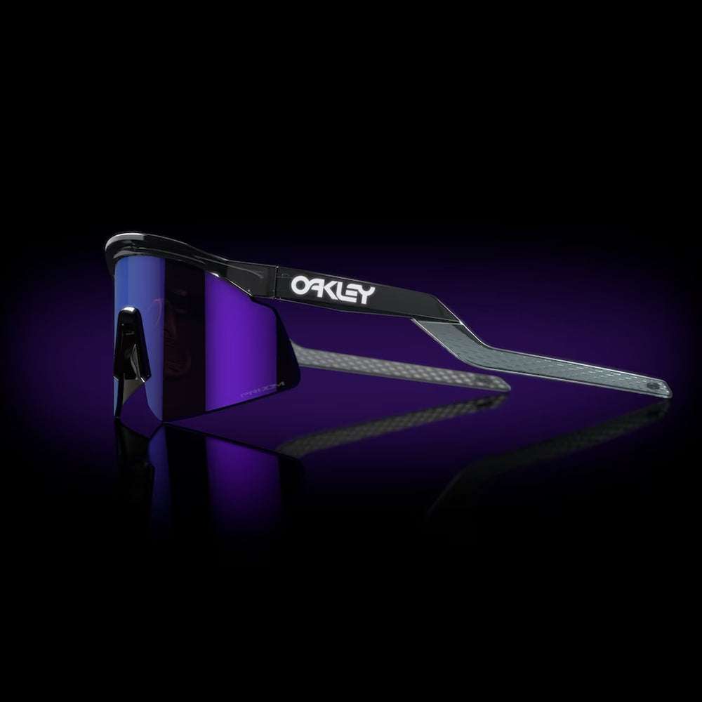 Oakley Hydra Sunglasses Crystal Black with Prizm Violet