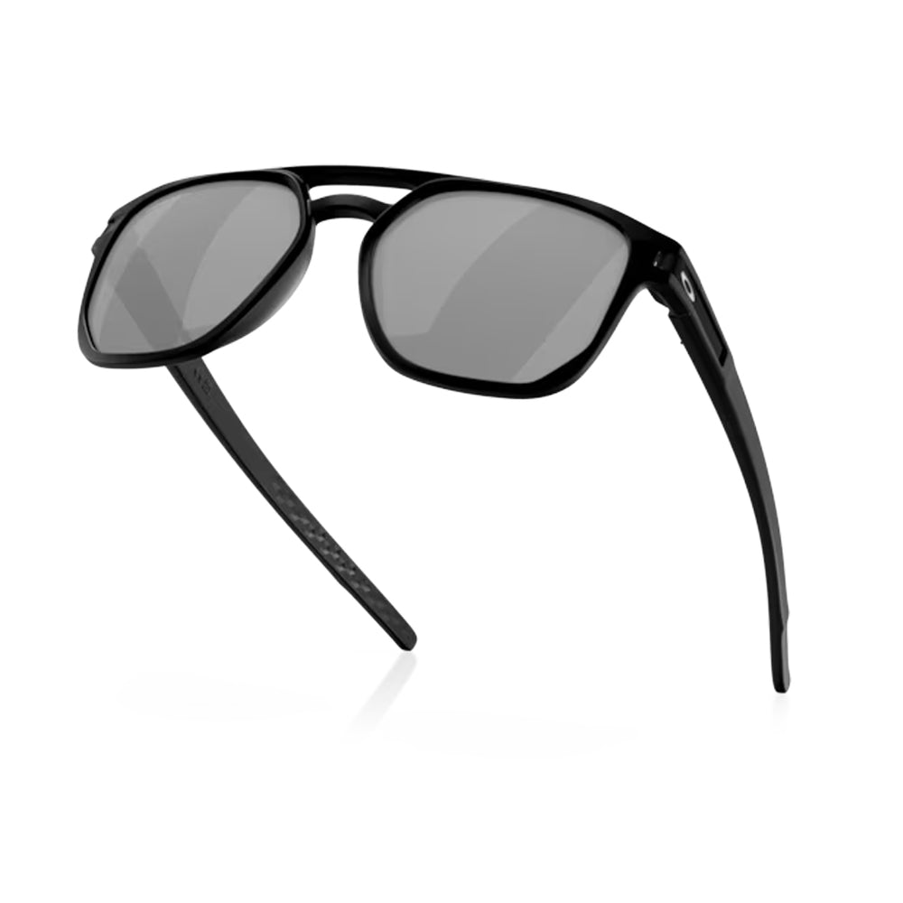 Oakley Latch Beta Sunglasses Matte Black with Prizm Black Polarized