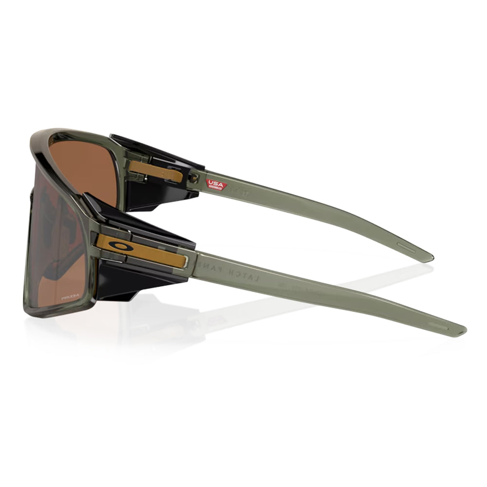 Oakley Latch Panel Sunglasses Olive Ink with Prizm Tungsten