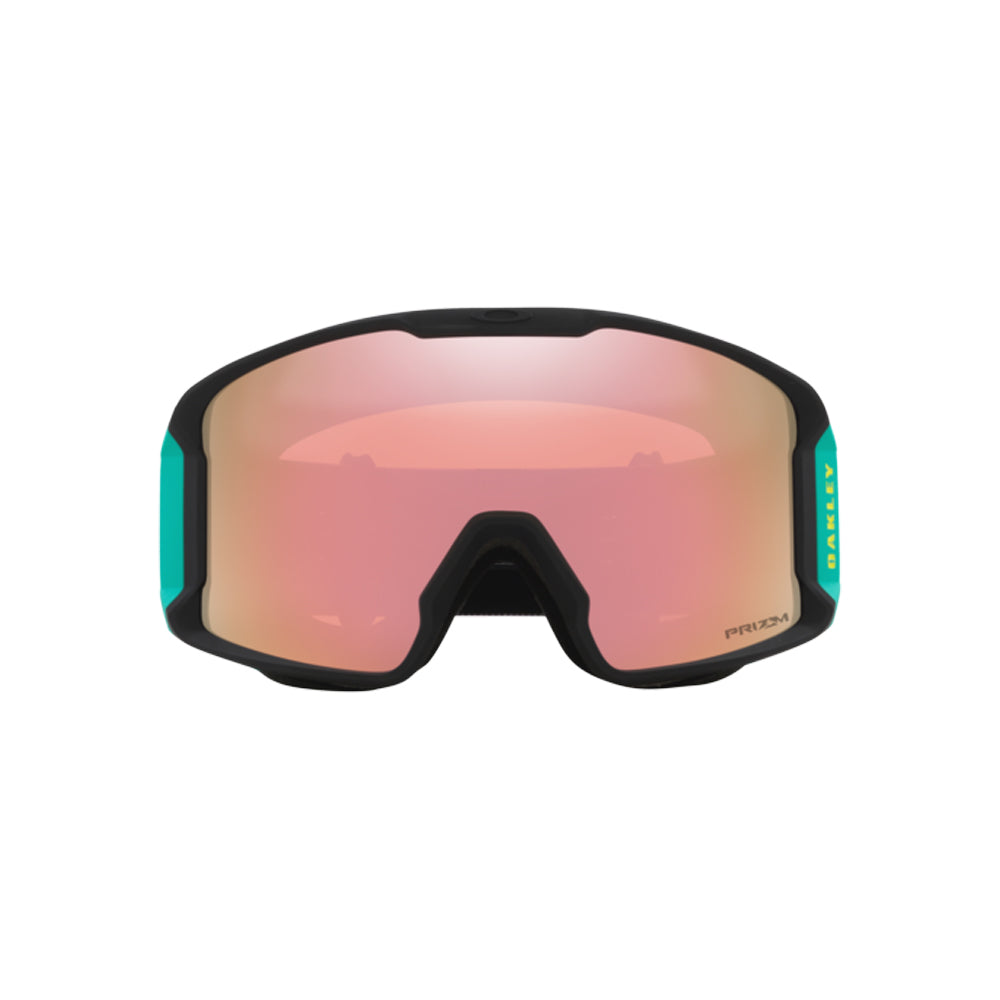 Oakley Line Miner Goggle Pink Logo Collage W/ Prizm Snow Rose