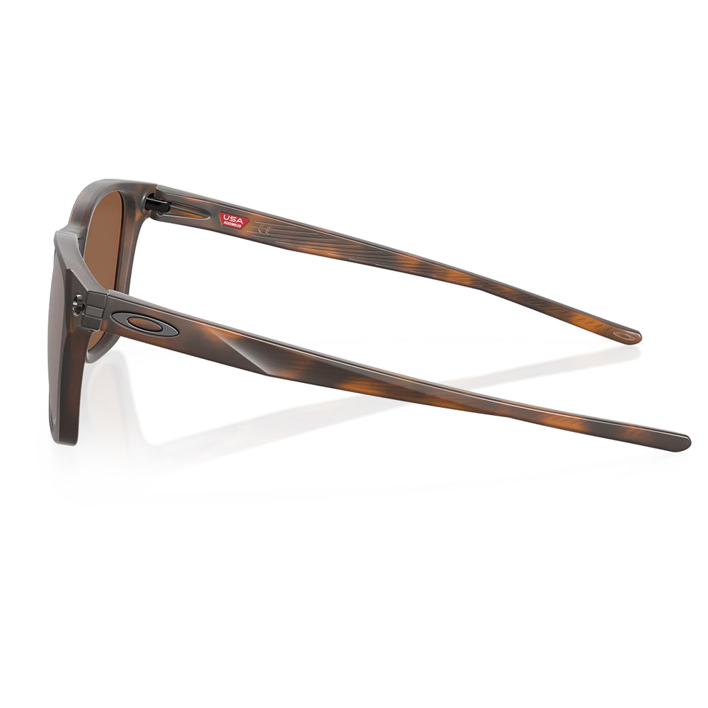 Oakley Ojector Sunglasses Matte Brown Tortoise with Prizm Tungsten Polarized