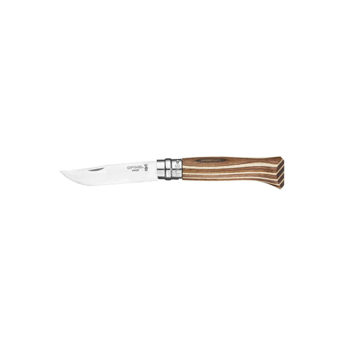 Opinel N°08 Stainless Steel Laminated Birch Knife