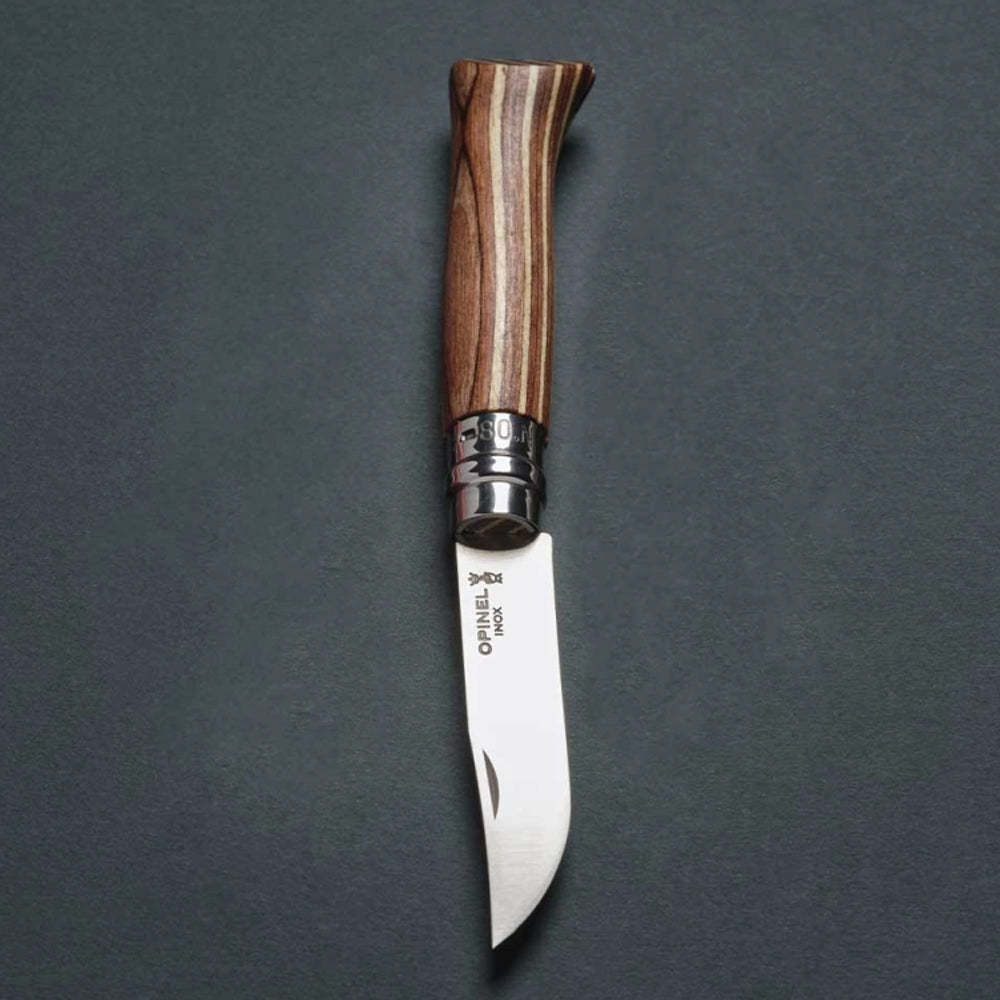 Opinel N°08 Stainless Steel Laminated Birch Knife