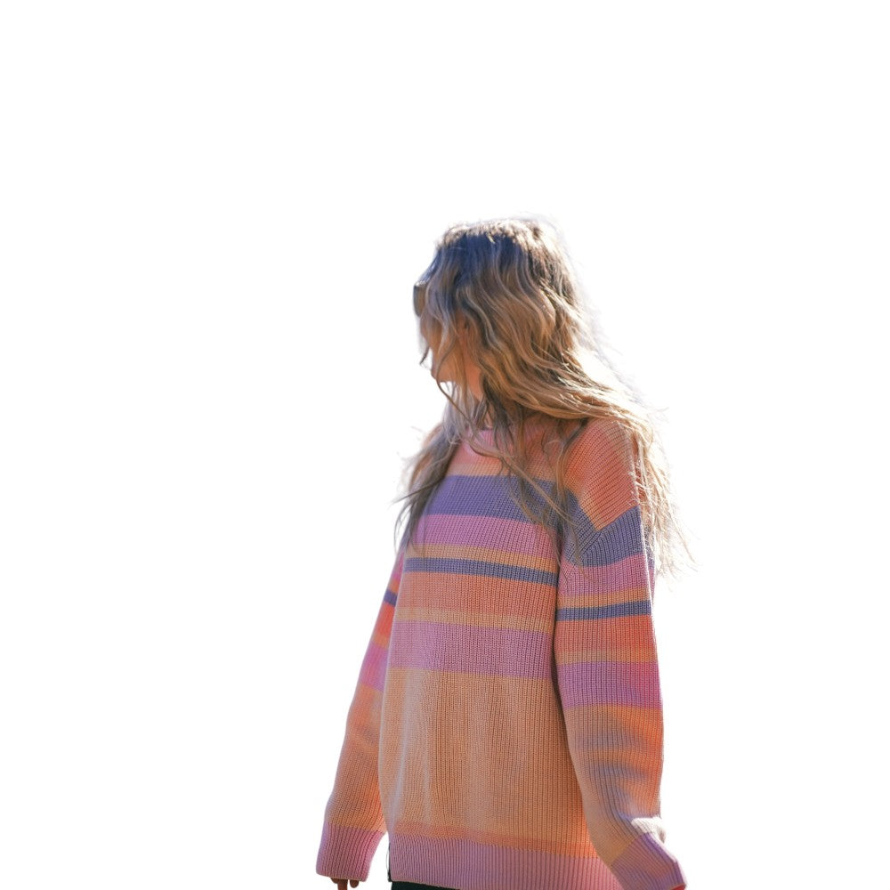 Notice The Reckless Peachy Knit Sweater