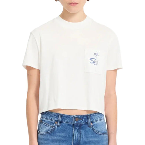T-shirt Volcom Femme Bite Club Pocket Dial