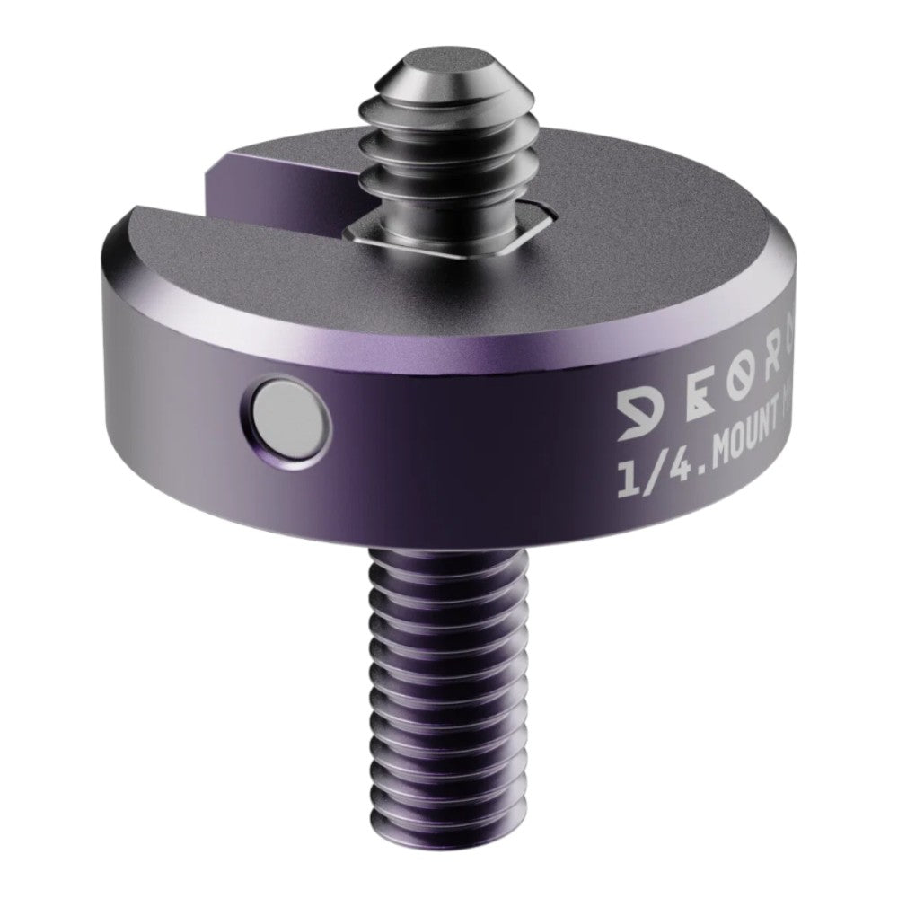 Accessoire de fixation pour caméra Deorum sur rail d’un quart de disque