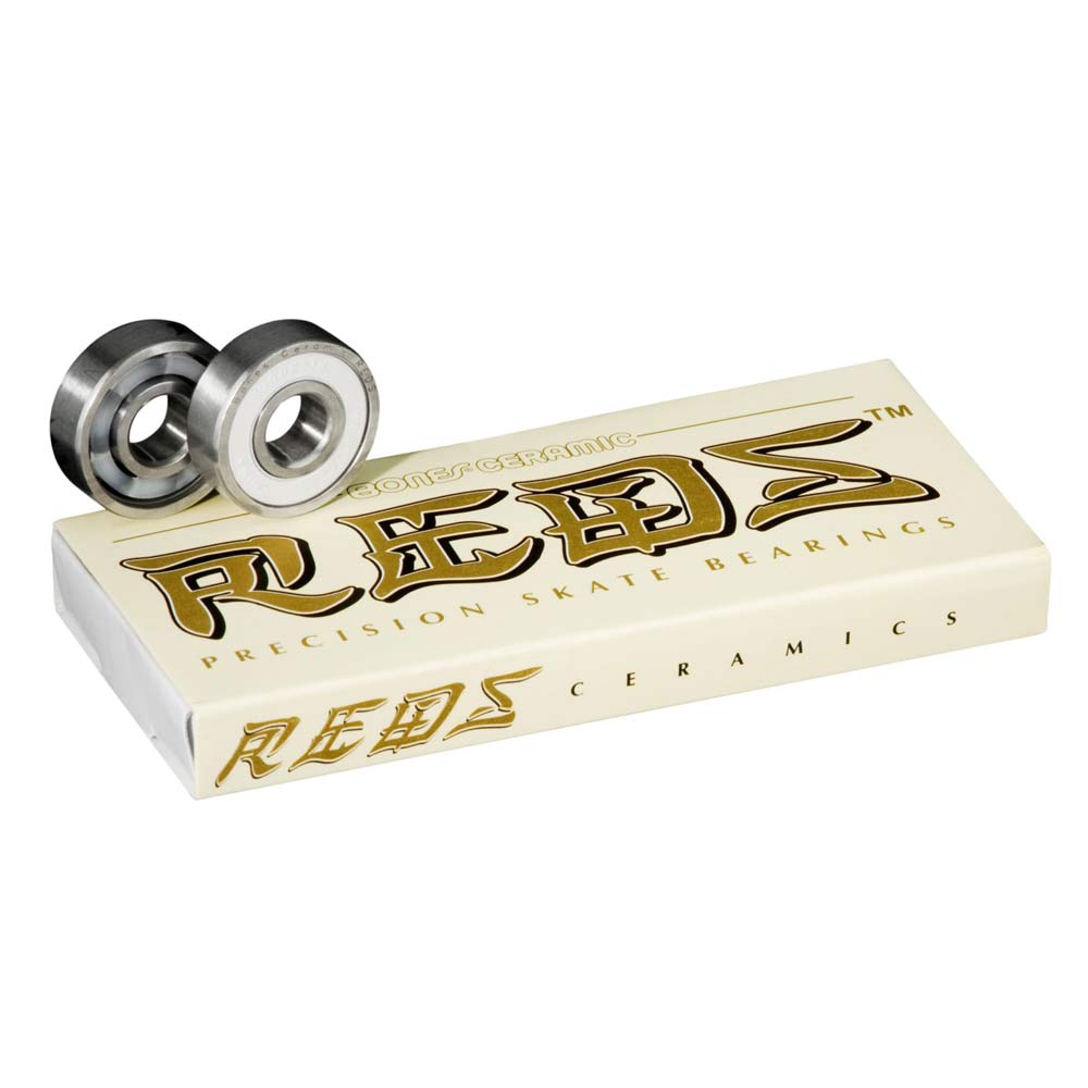 Roulements de skateboard en céramique Bones Reds