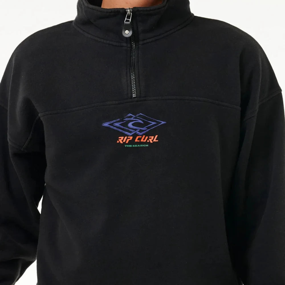 Rip Curl Quest 1/4 Zip Crew Sweater