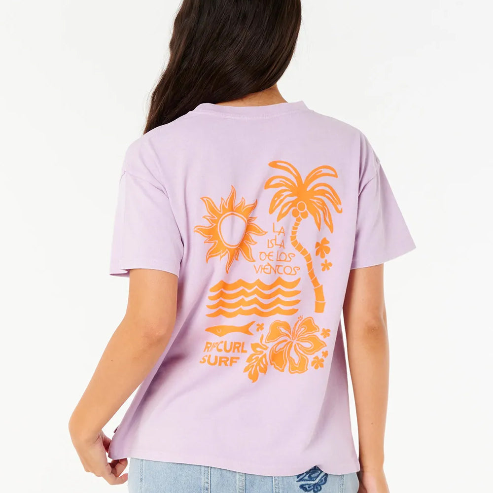Rip Curl Womens Cala Nights Relaxed Tee