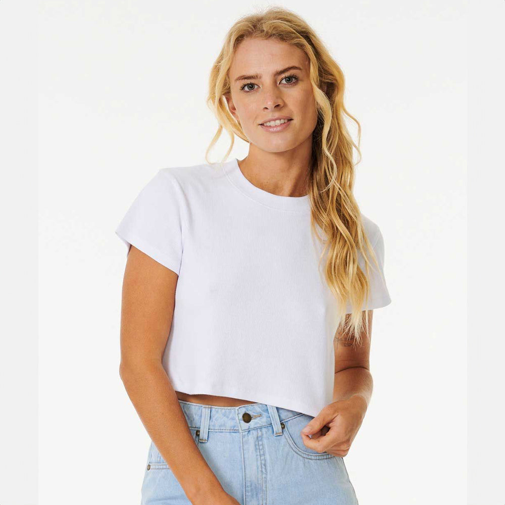 Rip Curl Womens Classic Ribbed Tee