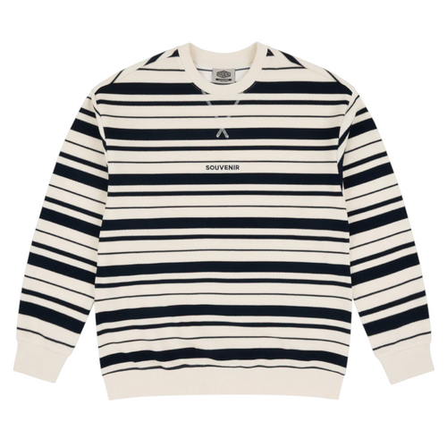 Souvenir Striped Ultra Pique Crew
