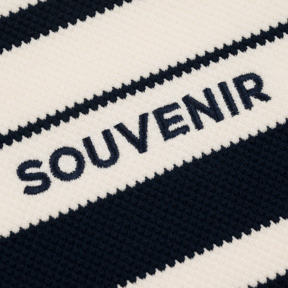 Souvenir Striped Ultra Pique Crew