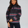 Salty Crew Womens Calm Seas Charcoal Pullover