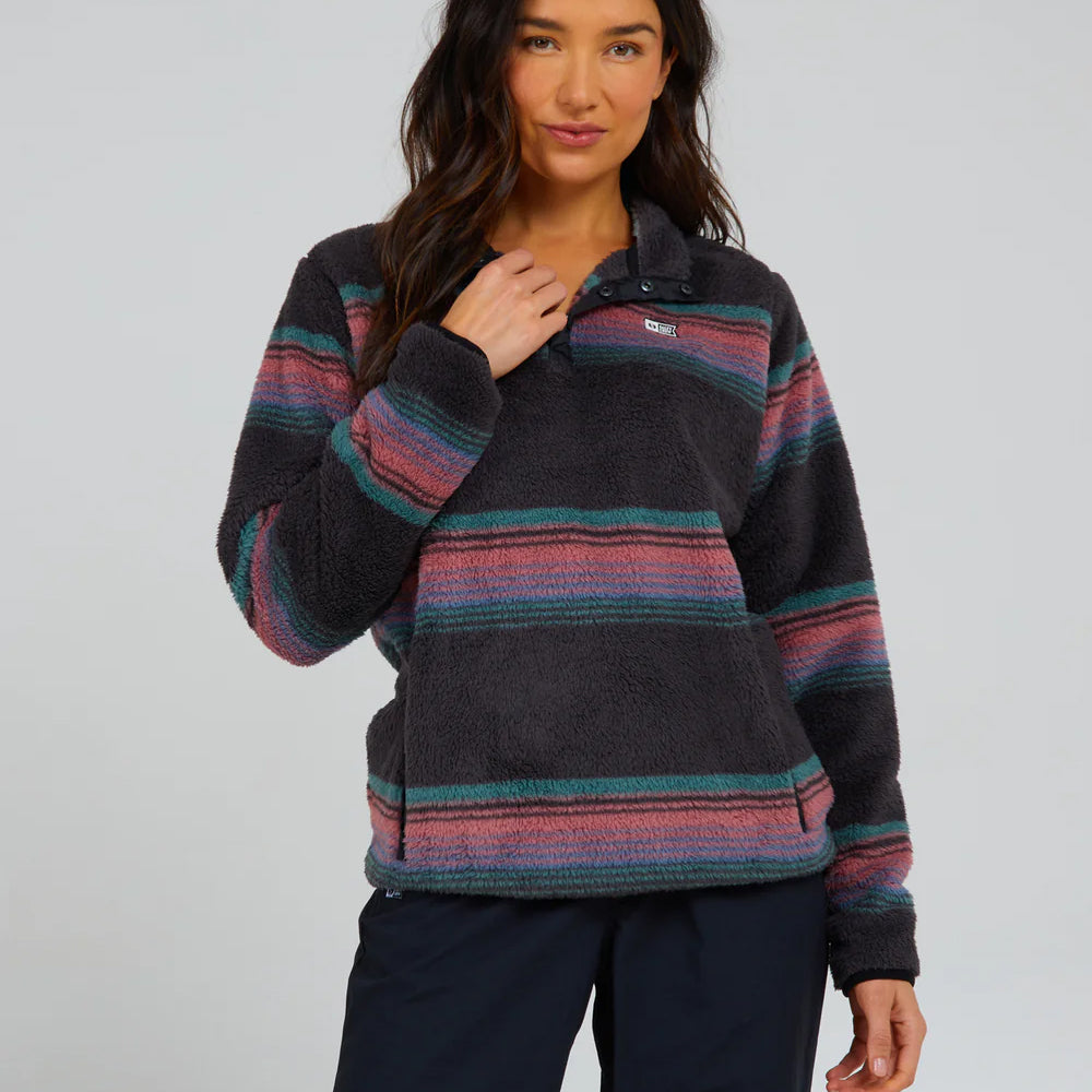 Salty Crew Womens Calm Seas Charcoal Pullover