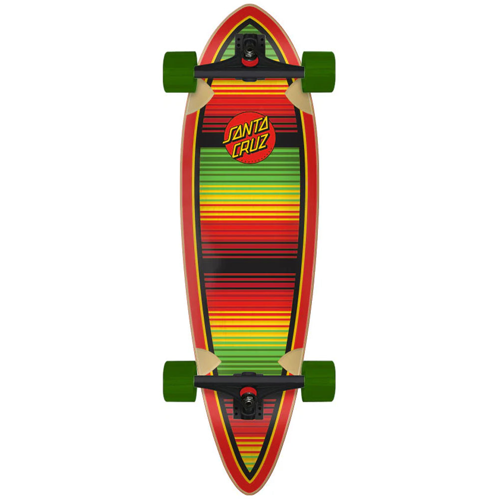 Santa Cruz Serape Dot Pintail Cruiser Complete Skateboard