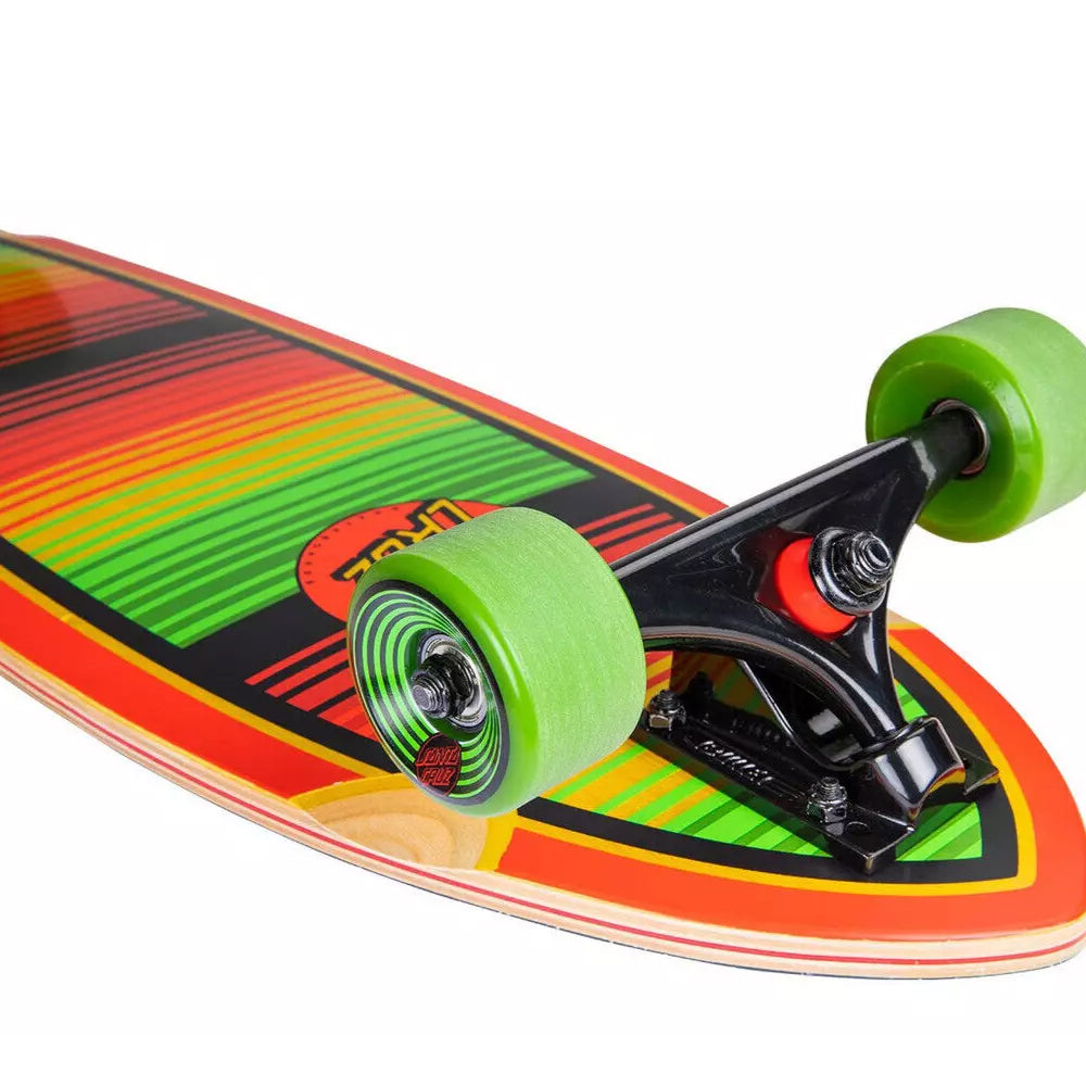 Santa Cruz Serape Dot Pintail Cruiser Complete Skateboard