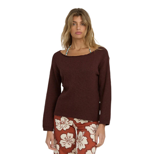 Billlabong Women's Ellipse Sweater - Brown