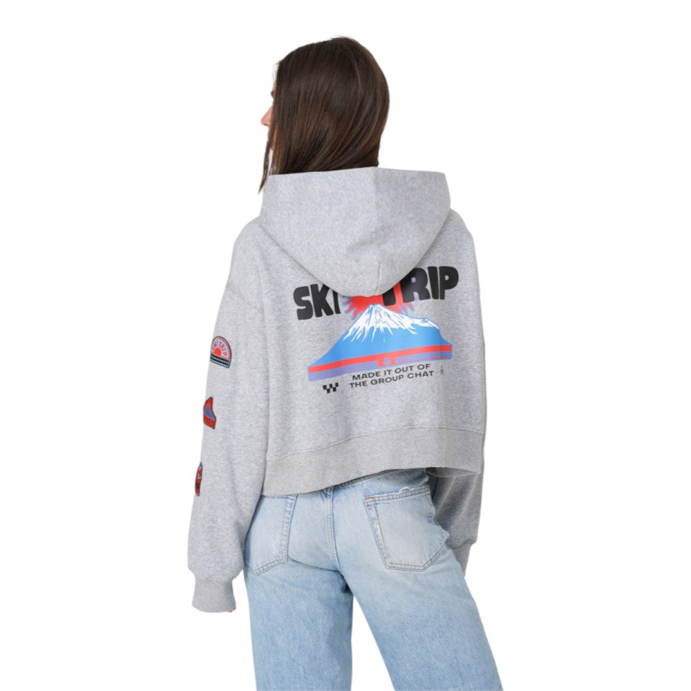 Notice The Reckless Ski Trip Cropped Hood